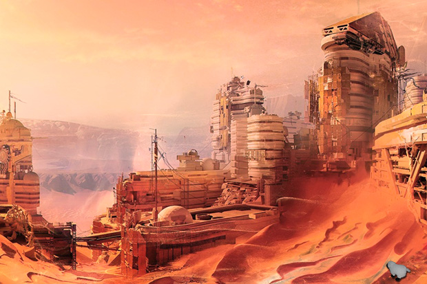 Martian city